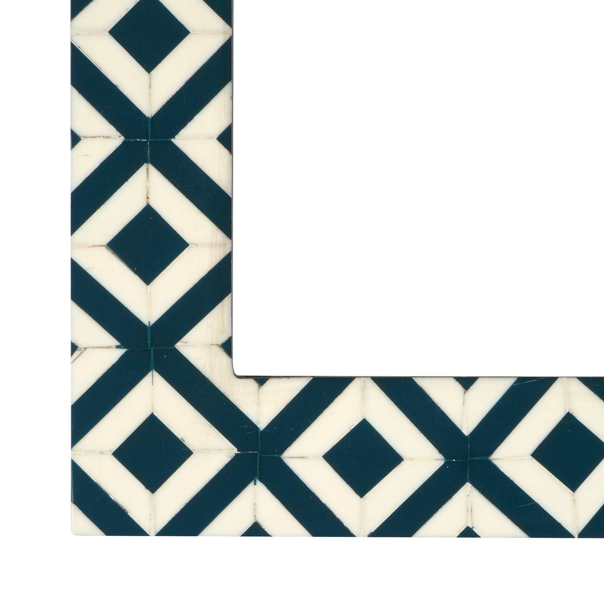 5" x 7" Blue & White Tile Tabletop Frame, Treasured Finds by Ashland®